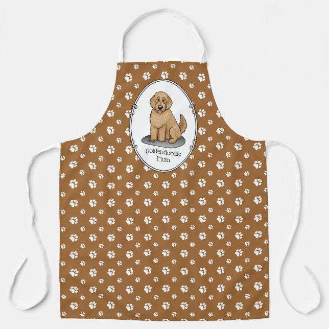 Goldendoodle Mum Doodle Mum (golden red) Dog mum Apron (Front)
