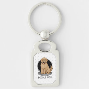 Goldendoodle Mum Doodle Mum (golden red) Dog mum Key Ring