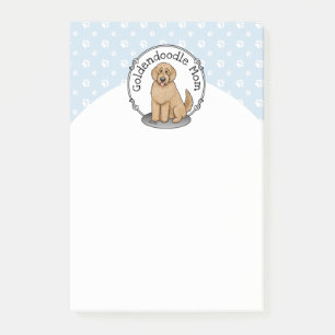 Goldendoodle Mum Doodle Mum (golden red) Dog mum Post-it Notes