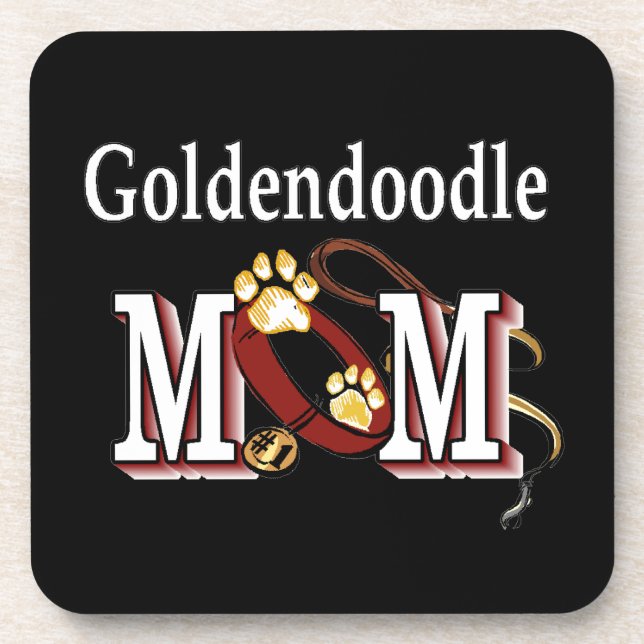 Goldendoodle Mum Gifts Coaster (Front)
