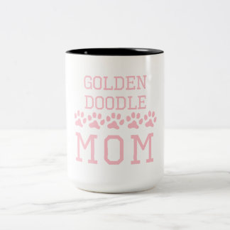 Goldendoodle Mum Two-Tone Coffee Mug