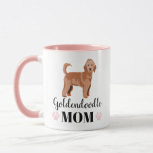 Goldendoodle Mum with personalised photo Mug