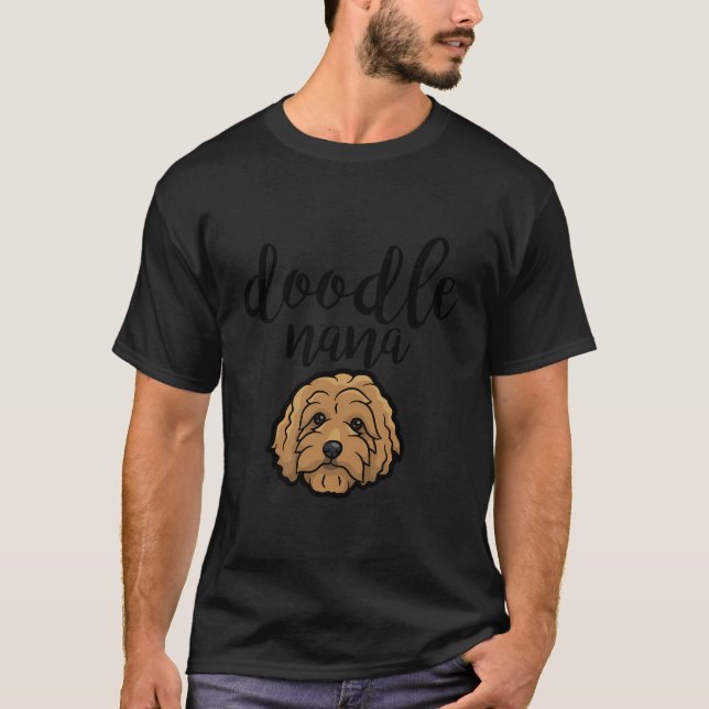 Goldendoodle Nana Doodle Mum Goldendoodle T-Shirt (Front)