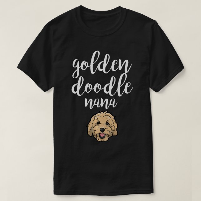 Goldendoodle Nana  Golden Doodle Grandma  T-Shirt (Design Front)