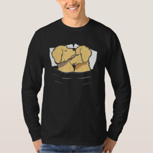 Goldendoodle Pajama Valentines Day Doodle Mum Dog T-Shirt