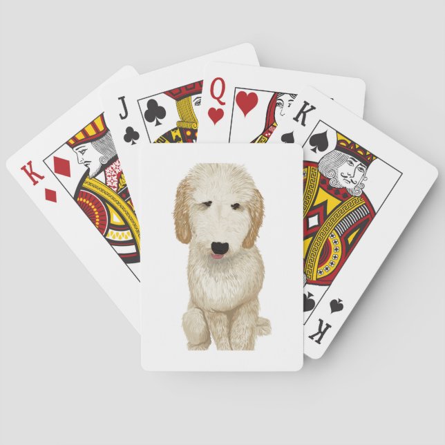 Goldendoodle Playing Cards (Back)