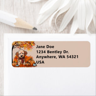 Goldendoodle Puppy Address Label