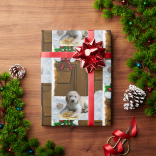 Goldendoodle Puppy Christmas Wrapping Paper