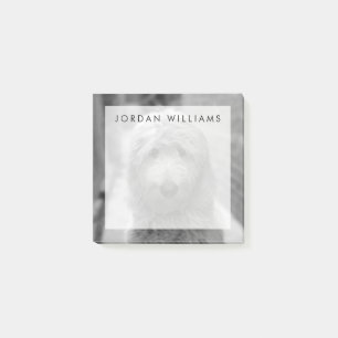 Goldendoodle Puppy In Backyard Post-it Notes