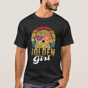Goldendoodle Puppy Labradoodle Usa Girls Womens T-Shirt