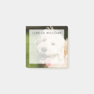 Goldendoodle Puppy Panting Post-it Notes