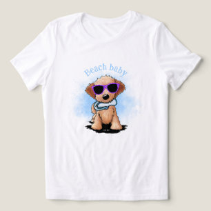 Goldendoodle Puppy Summer T-Shirt Tri-Blend Shirt