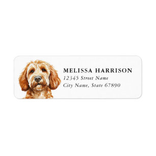 Goldendoodle Return Address Labels