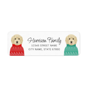 Goldendoodle Return Address Labels