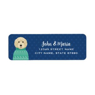 Goldendoodle Return Address Labels