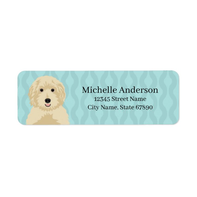 Goldendoodle Return Address Labels (Front)
