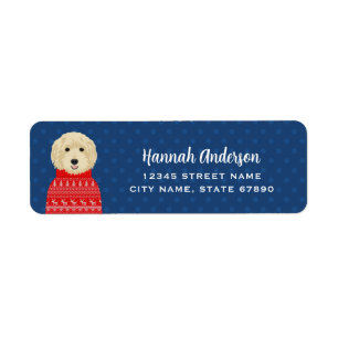 Goldendoodle Return Address Labels
