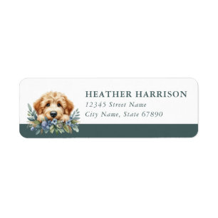 Goldendoodle Return Address Labels