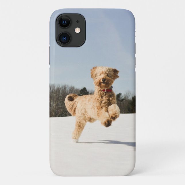 Goldendoodle Running Through Field Case-Mate iPhone Case (Back)