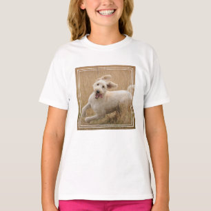 Goldendoodle Runs Through Grass T-Shirt