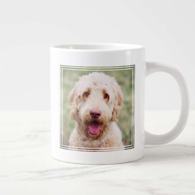 Goldendoodle Smiling Large Coffee Mug (Right)