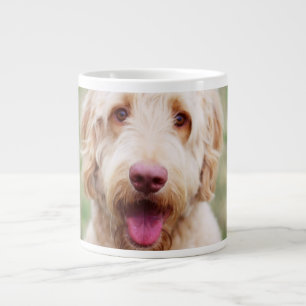 Goldendoodle Smiling Large Coffee Mug