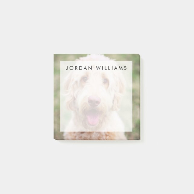 Goldendoodle Smiling Post-it Notes (Front)