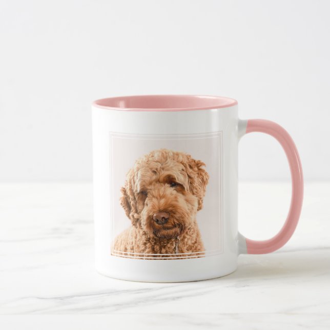 Goldendoodle Studio Portrait Mug (Right)
