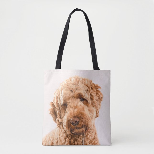 Goldendoodle Studio Portrait Tote Bag (Front)