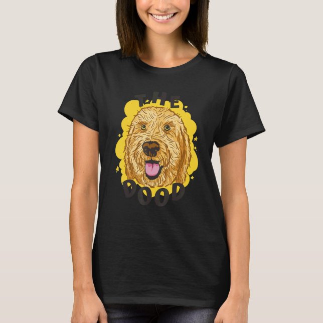 Goldendoodle The Dood Dad Mum Labradoodle T-Shirt (Front)