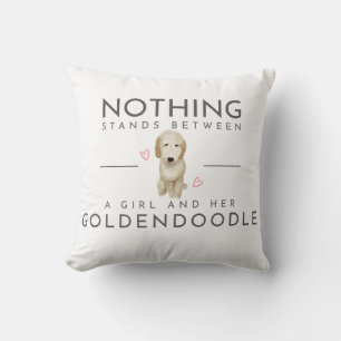 Goldendoodle Throw Pillow