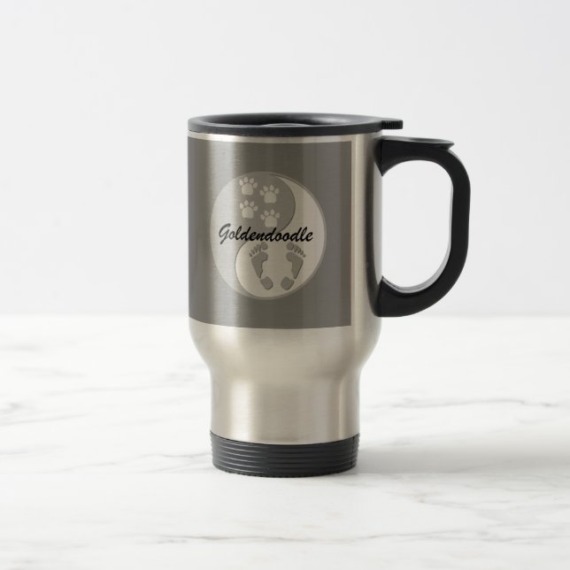 Goldendoodle Travel Mug (Right)
