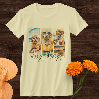 Goldendoodles in Sunglasses Dog Days of Summer T-Shirt