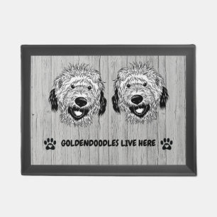 Goldendoodles live here doormat