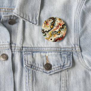 Goldene Flüsse 6 Cm Round Badge