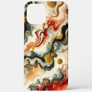 Goldene Flüsse iPhone 12 Pro Max Case