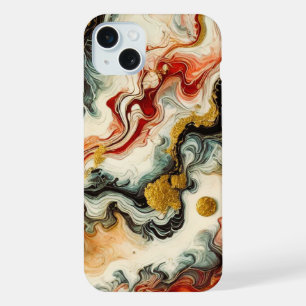Goldene Flüsse iPhone 15 Plus Case