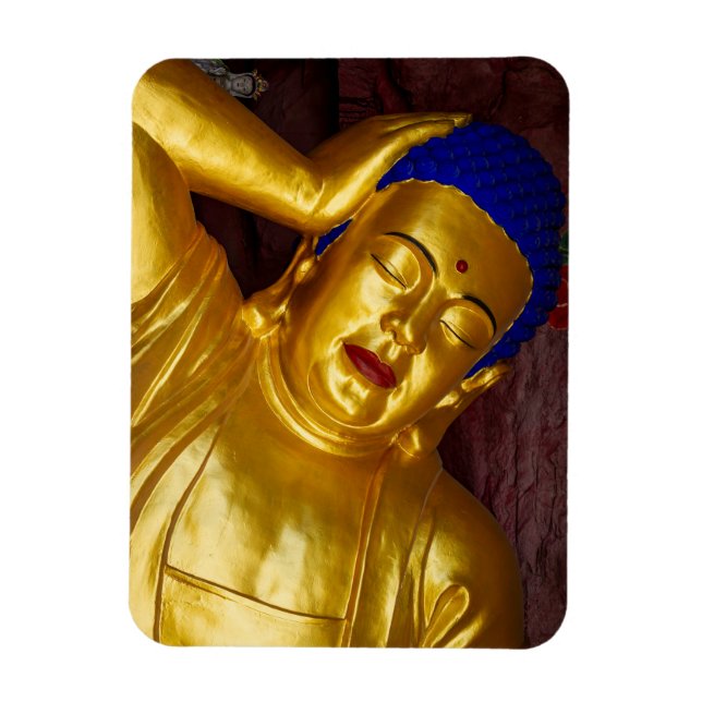 Goldener Buddha Magnet (Vertical)