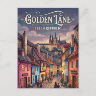 Goldener Gässchen Czech Republic Postcard