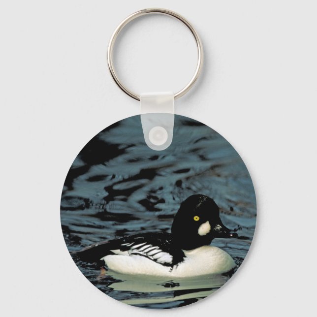 Goldeneye Duck Key Ring (Front)