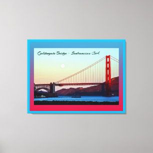 Goldengate Bridge San Francisco CA. Canvas Print