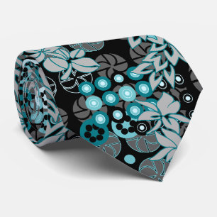 Goldengate Park Floral Two-sided Tie