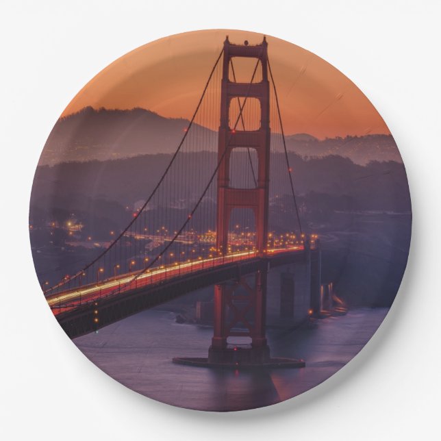 GoldenGateBridge20150502 Paper Plate (Front)