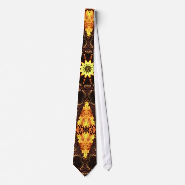 Goldenina Fractal Art Neck Tie (Front)