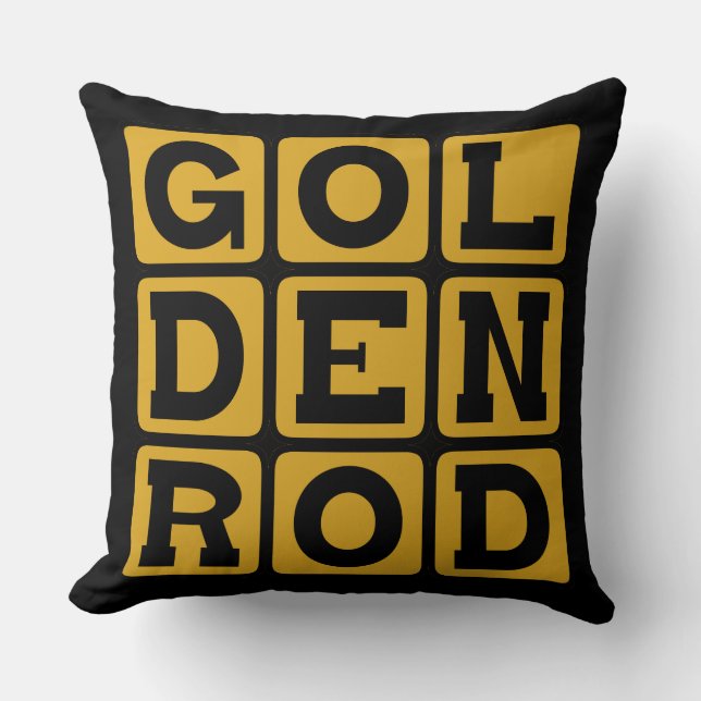 Goldenrod, Colour Cushion (Front)