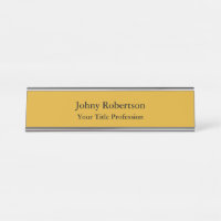 Goldenrod Colour Plain Elegant Professional Modern