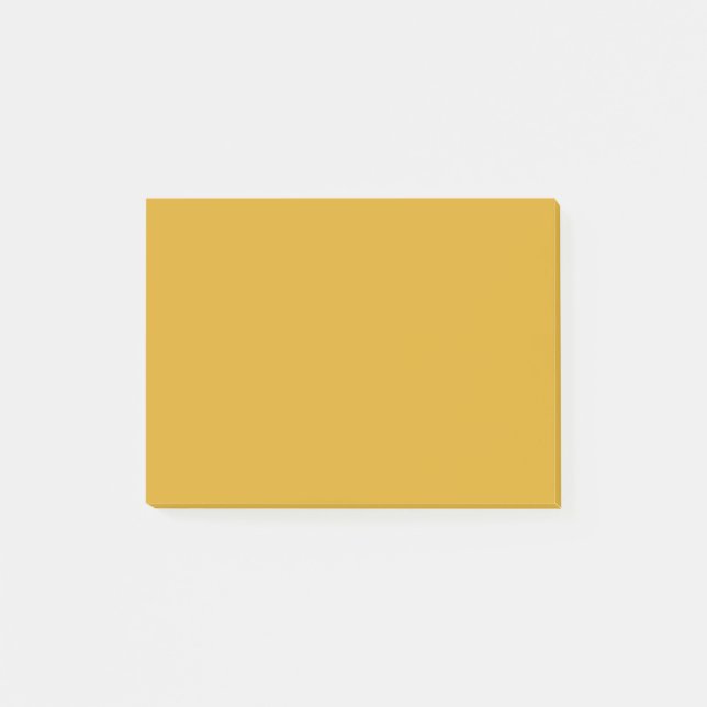 Goldenrod Solid Colour Post-it Notes (Front)