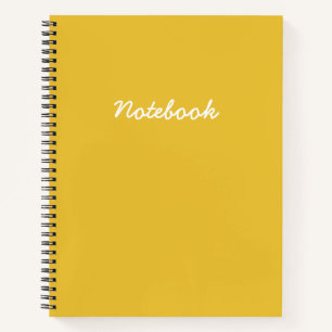 Goldenrod Yellow Notebook
