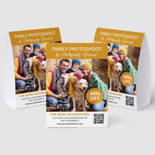 Goldenrod Yellow Photoshoot Discount Offer QR Code (Insitu(Multi))