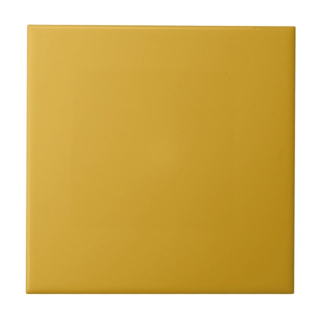 Goldenrod Yellow Solid Colour | Classic Elegant Tile (Front)